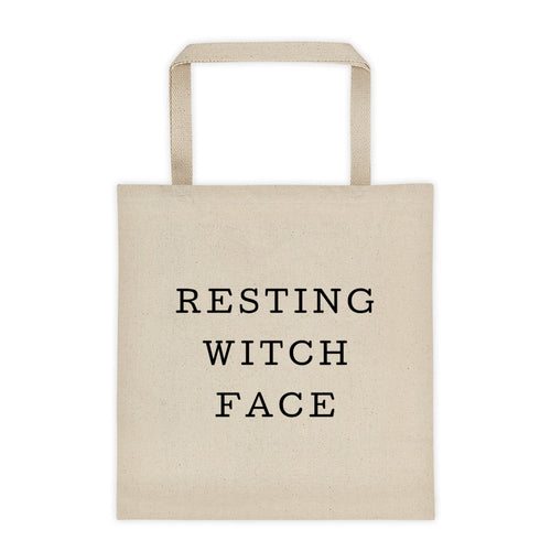 Resting Witch Face Tote bag