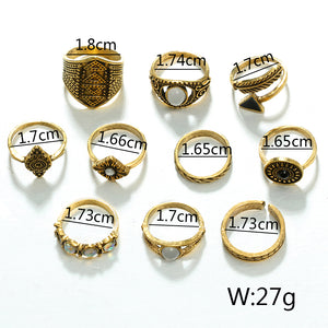 Docona Folha Ring Set