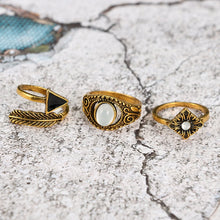 Docona Folha Ring Set