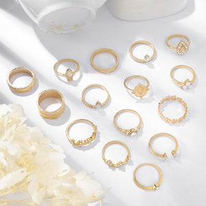 15 Ring Opral Set Gothic