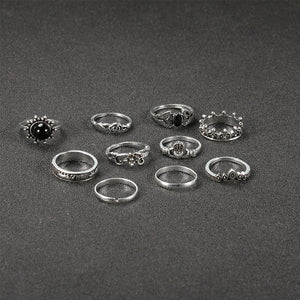 10 pieces Anciente Silver Ring