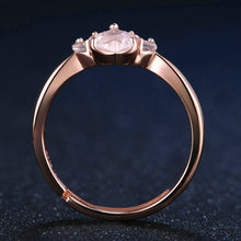 Cut Cat's Paw Rose Gold Resizable Rings