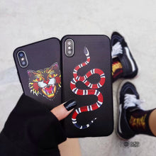 Tiger Snake Soft Silicon Case for iphone